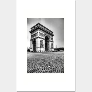 The Arc de Triomphe de l'Etoile, Paris, France Posters and Art